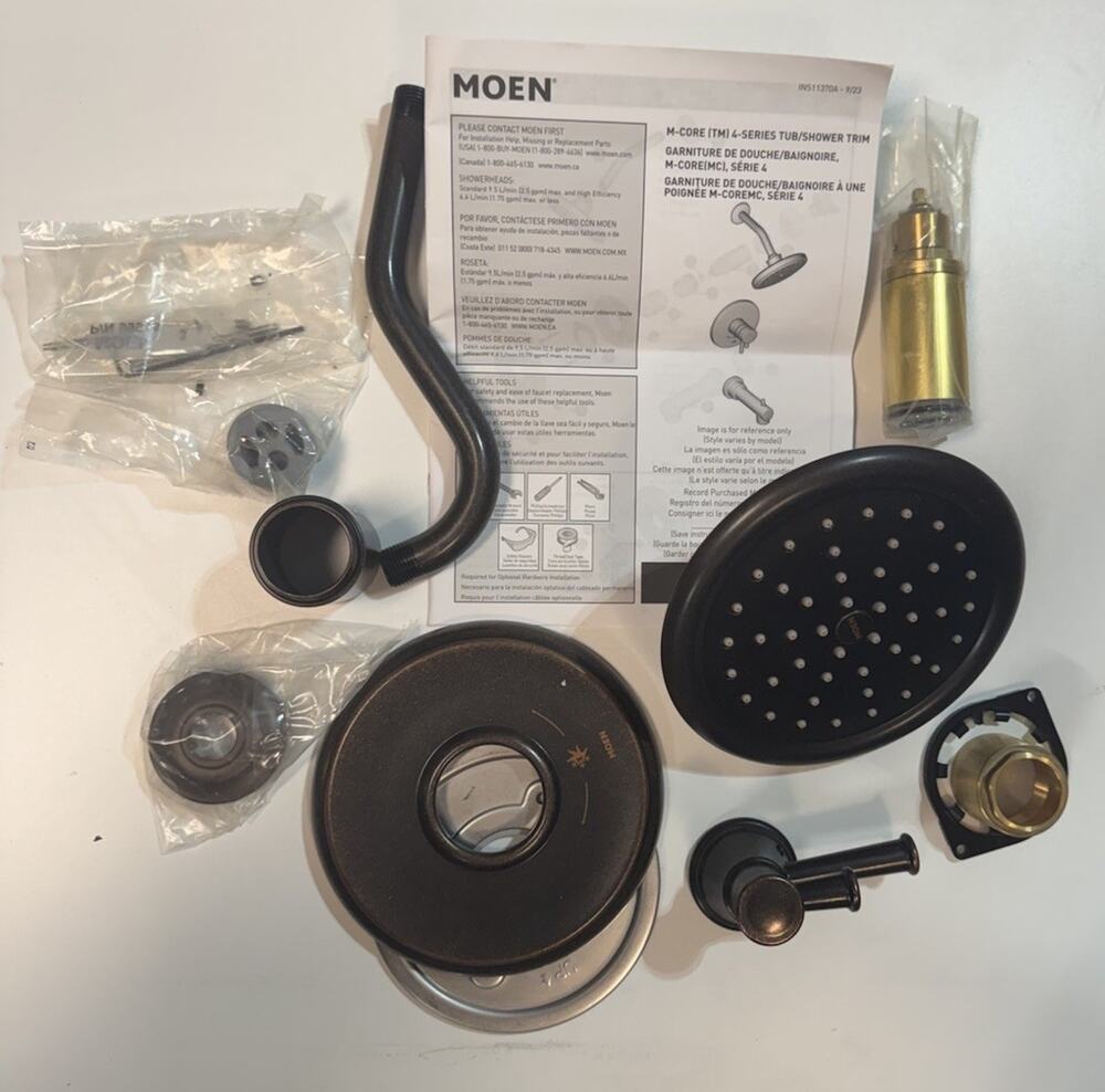 Moen Belfield Oil Rubbed Bronze M-Core 4-Series Shower Only UT4312EPORB